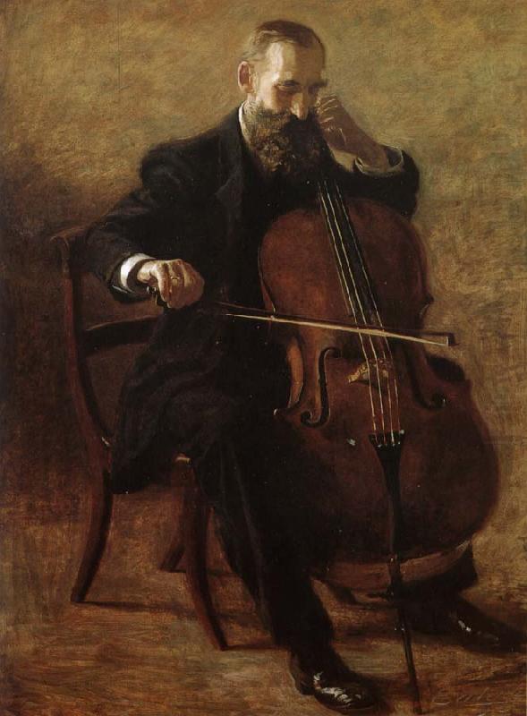 Thomas Eakins Play the Cello china oil painting image